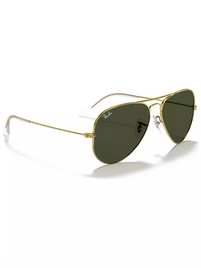 Солнцезащитные очки Ray-Ban — изображение 4 из 6, золотистый/зеленый