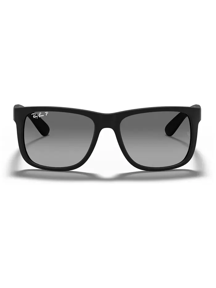 Унисекс поляризованные солнцезащитные очки Justin Gradient, RB4165 Ray-Ban — изображение 2 из 6, черный