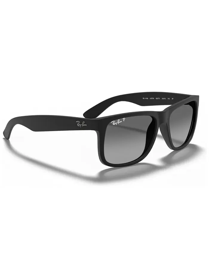 Унисекс поляризованные солнцезащитные очки Justin Gradient, RB4165 Ray-Ban — изображение 4 из 6, черный