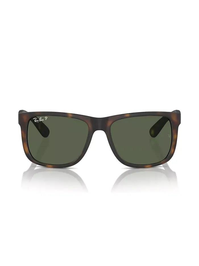 Поляризационные солнцезащитные очки, RB4165 Justin Gradient Ray-Ban — изображение 2 из 6, зеленый