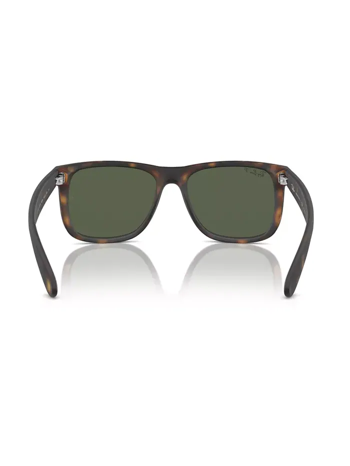 Поляризационные солнцезащитные очки, RB4165 Justin Gradient Ray-Ban — изображение 4 из 6, зеленый