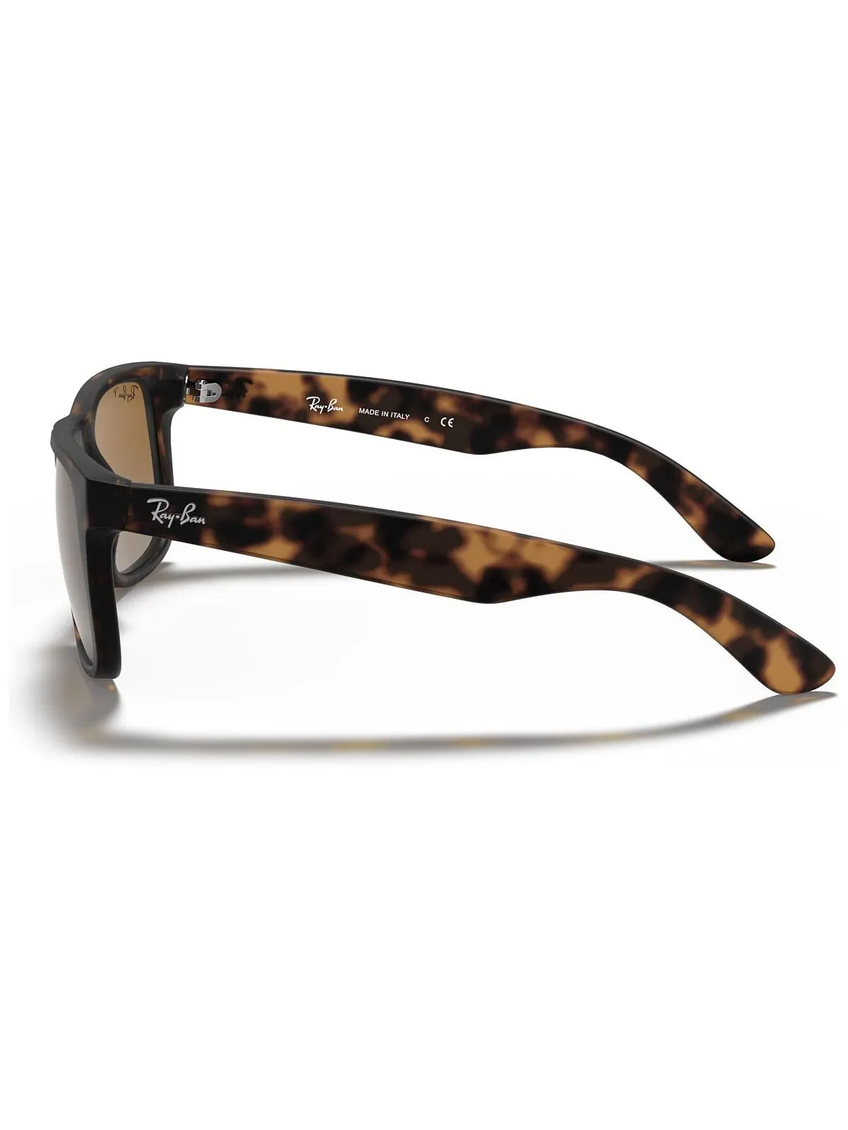 Поляризованные солнцезащитные очки Ray-Ban Justin Classic RB4165, размер 55 — изображение 2 из 6, коричневый серый