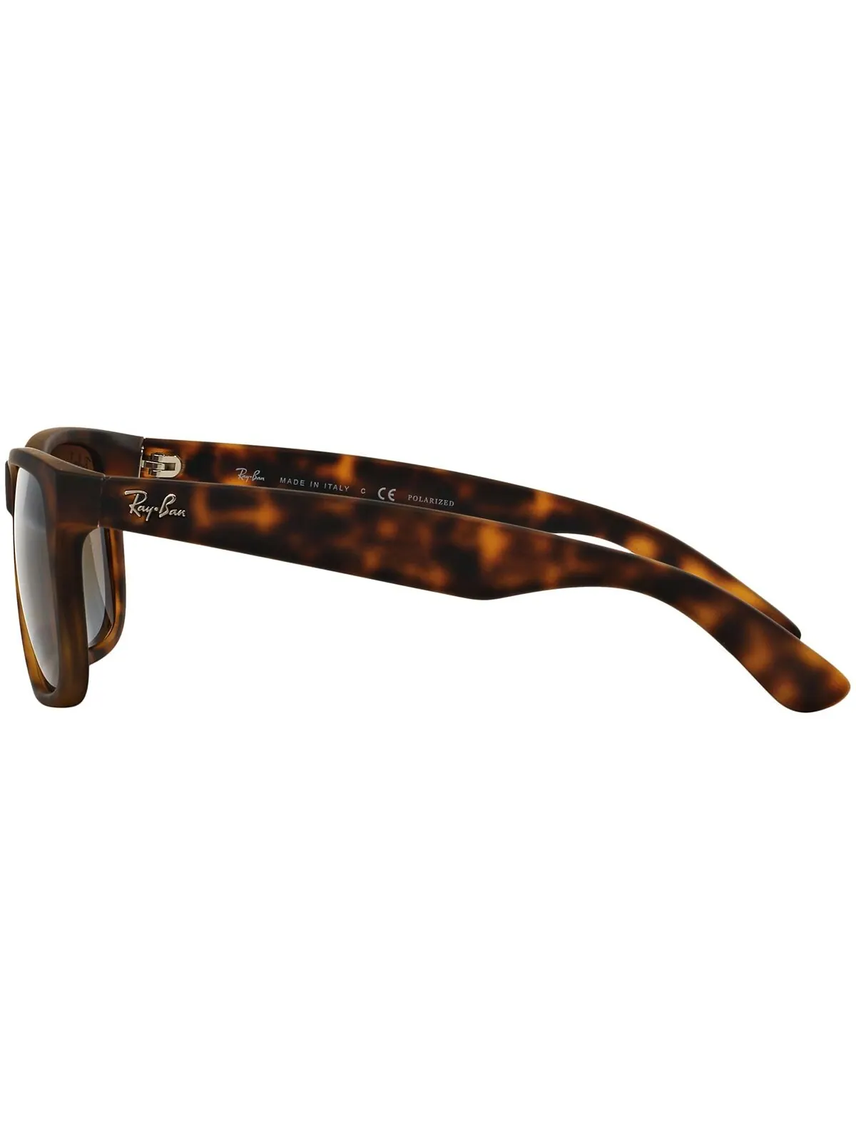 Поляризованные солнцезащитные очки Ray-Ban Justin Classic RB4165, размер 55 — изображение 6 из 6, коричневый серый