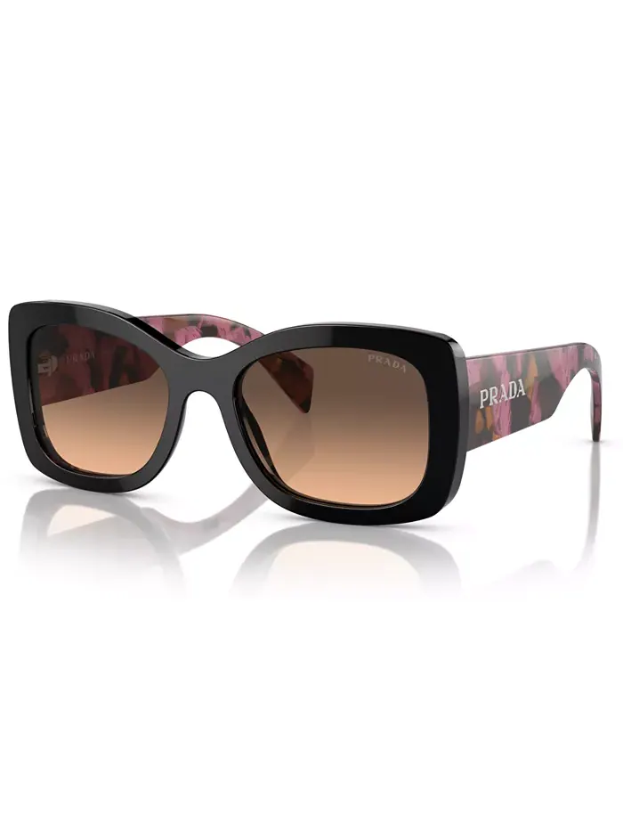 Женские солнцезащитные очки Lettering Oval, модель PR A08S PRADA