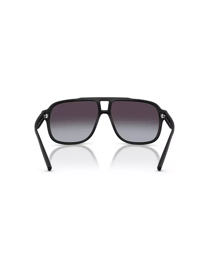 Мужские прямоугольные солнцезащитные очки AX4104S Armani Exchange — изображение 4 из 6, черный