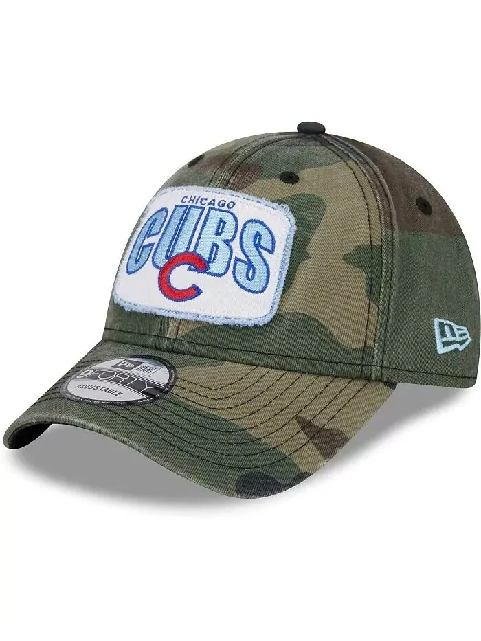Мужская камуфляжная регулируемая кепка Chicago Cubs Gameday 9FORTY New Era — изображение 1 из 4