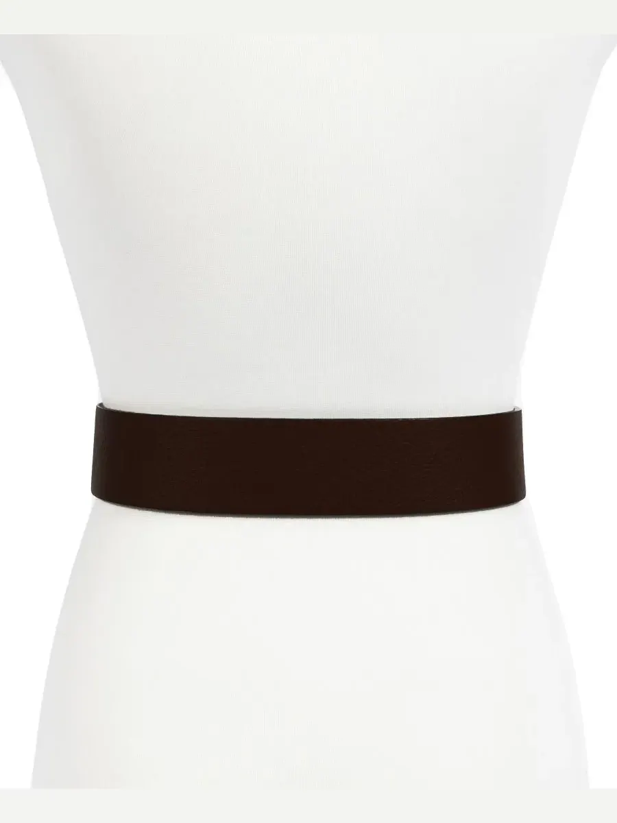 Женский пояс Michael Kors Pebble Belt 38 мм — изображение 4 из 4, шоколад