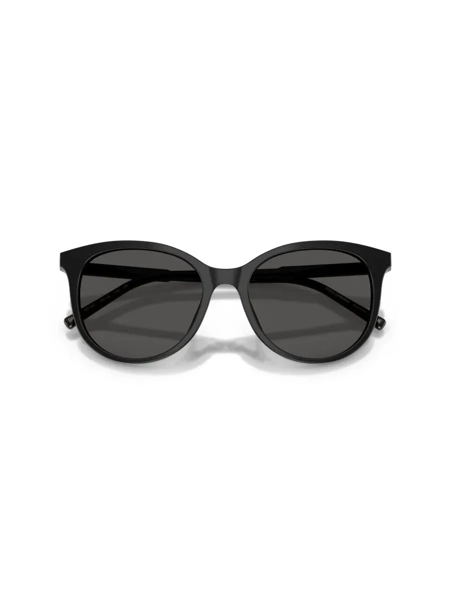 Женские круглые солнцезащитные очки, DG4540 Dolce&Gabbana — изображение 5 из 6, черный
