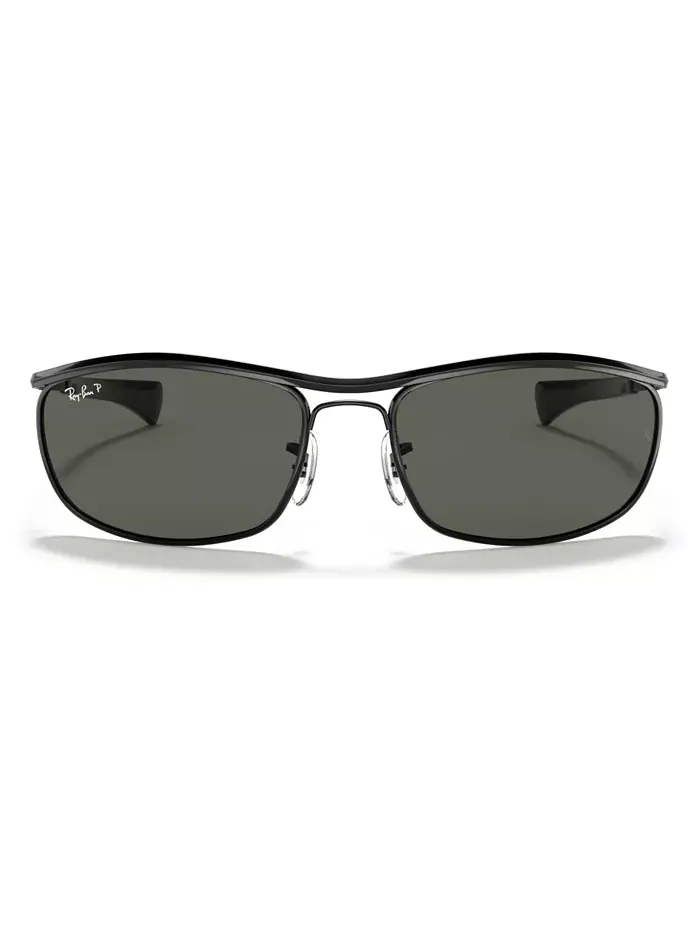 Очки солнцезащитные поляризованные OLYMPIAN I DELUXE, RB3119M 62 Ray-Ban — изображение 3 из 7, черный/зеленый