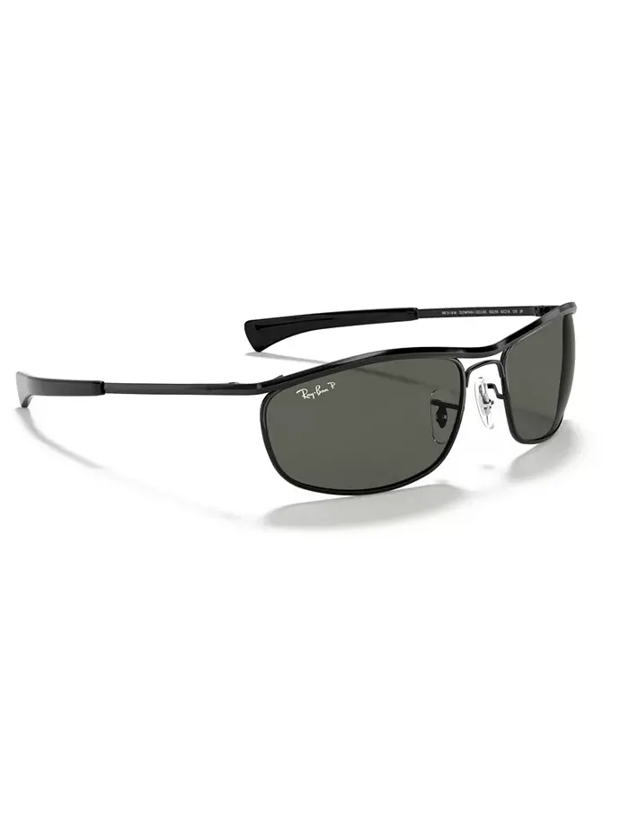 Очки солнцезащитные поляризованные OLYMPIAN I DELUXE, RB3119M 62 Ray-Ban — изображение 6 из 7, черный/зеленый