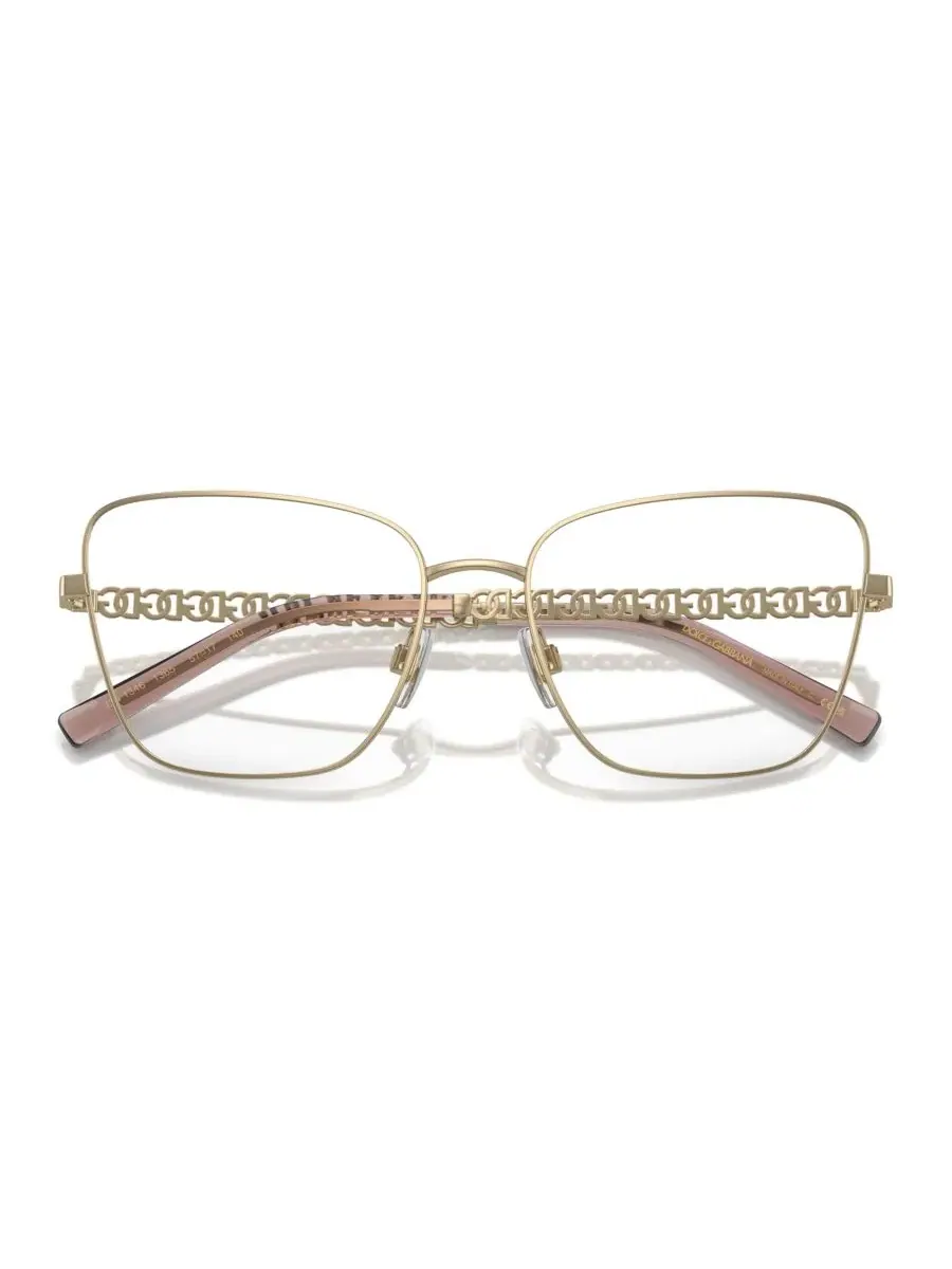 Очки женские Dolce&Gabbana, модель DG1346 — изображение 5 из 5, светлый золотистый