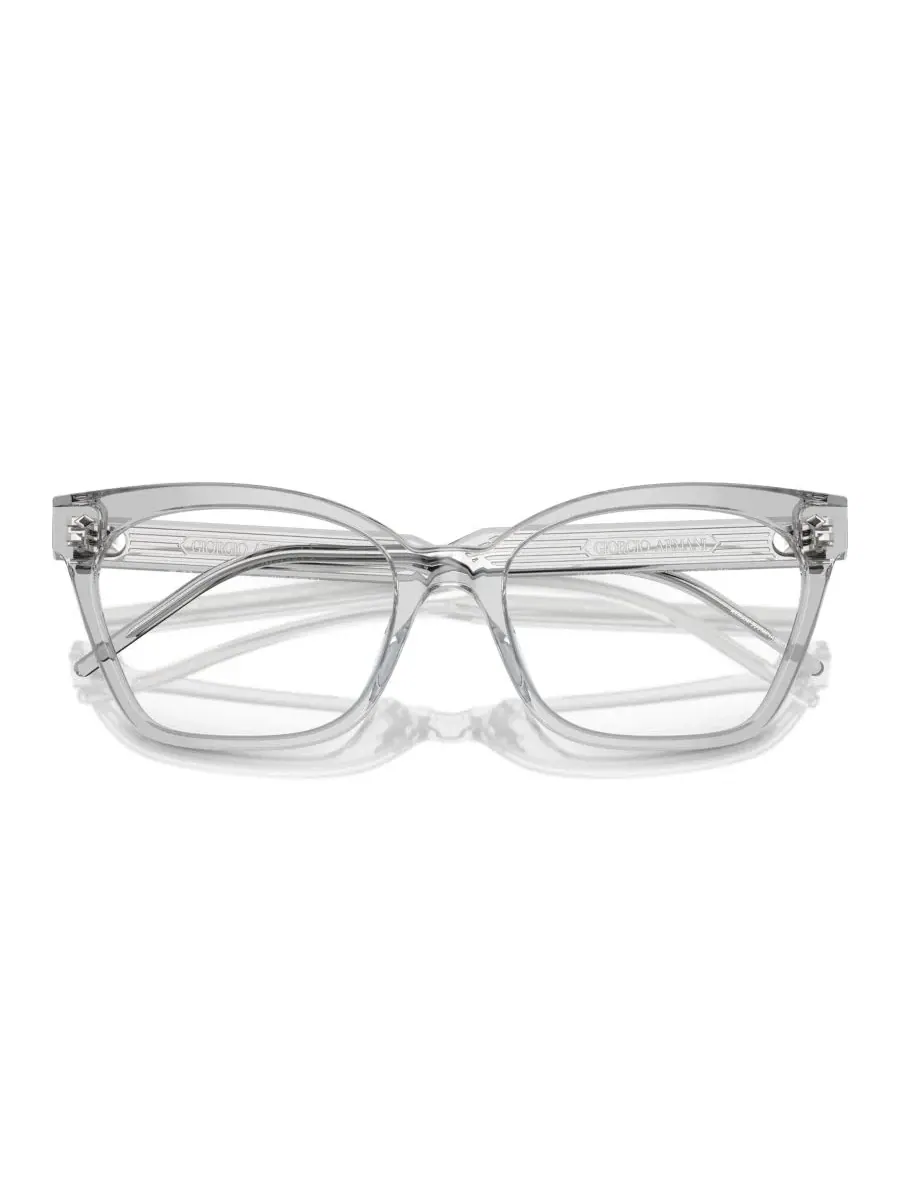 Женские очки с оправой кошачий глаз Giorgio Armani — изображение 5 из 5, прозрачный серый