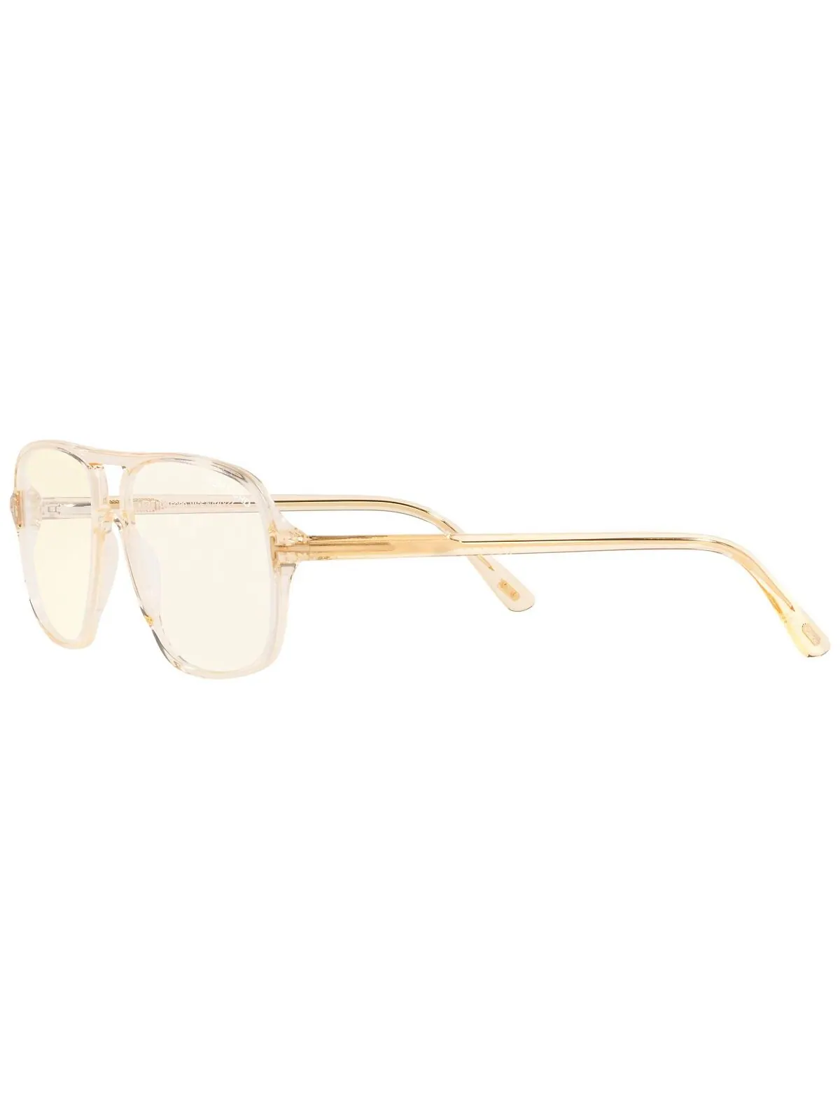 Мужские квадратные очки TR001317 Tom Ford — изображение 2 из 10, коричневый