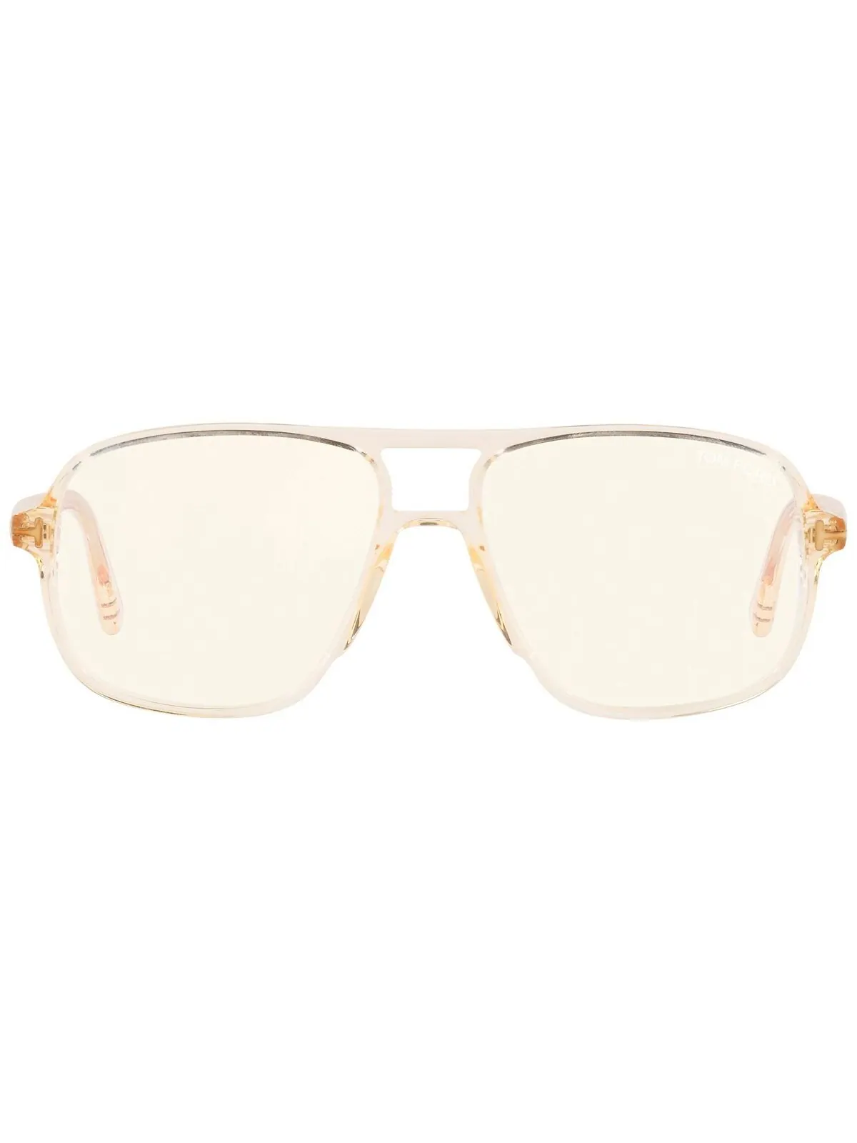 Мужские квадратные очки TR001317 Tom Ford — изображение 7 из 10, коричневый