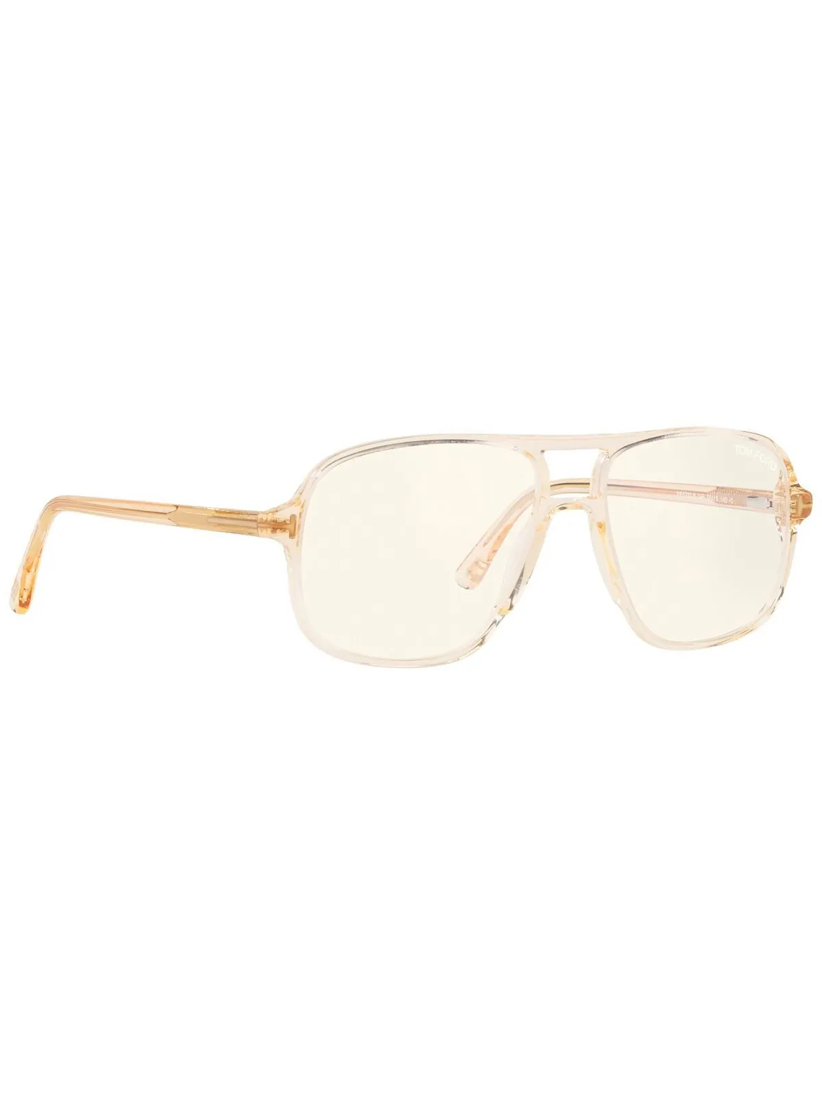 Мужские квадратные очки TR001317 Tom Ford — изображение 8 из 10, коричневый