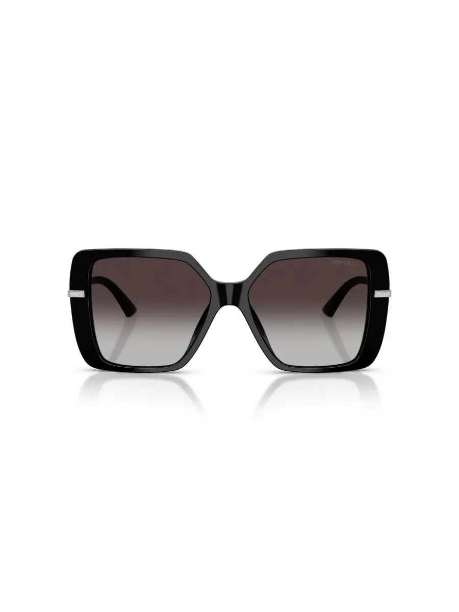 Женские квадратные солнцезащитные очки, JC5048JU Jimmy Choo — изображение 2 из 5, черный