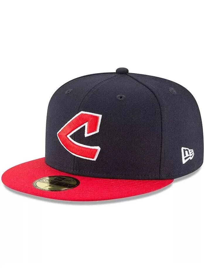 Мужская темно-синяя шерстяная шапка Cleveland Guardians Cooperstown Collection 59FIFTY New Era