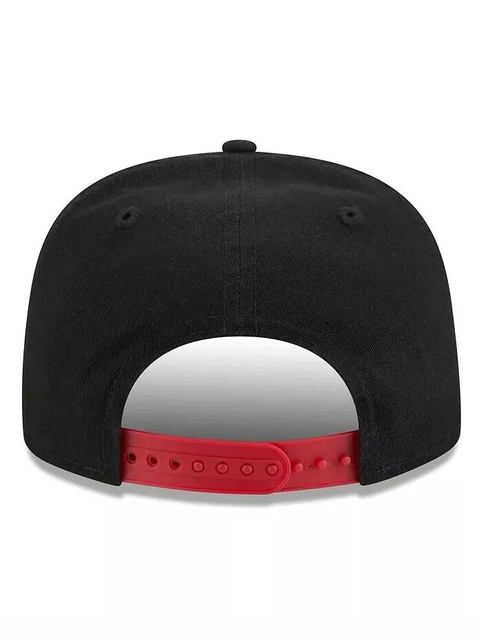 Мужская черная кепка Atlanta United FC Heritage The Golfer Snapback New Era — изображение 4 из 4, черный