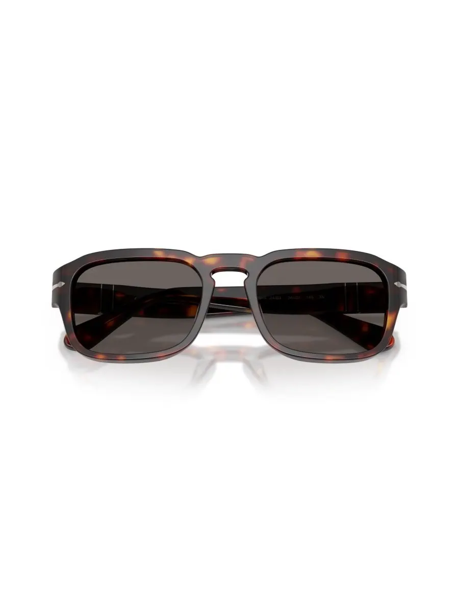 Солнцезащитные очки унисекс прямоугольной формы, PO3386S Persol — изображение 3 из 6, коричневый