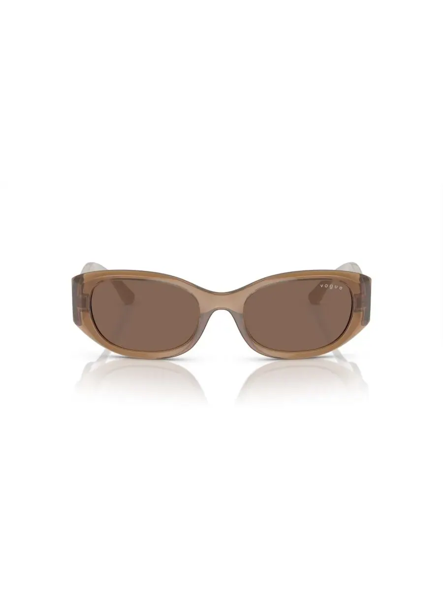 Женские прямоугольные солнцезащитные очки, VO5525S Vogue Eyewear — изображение 2 из 6, коричневый