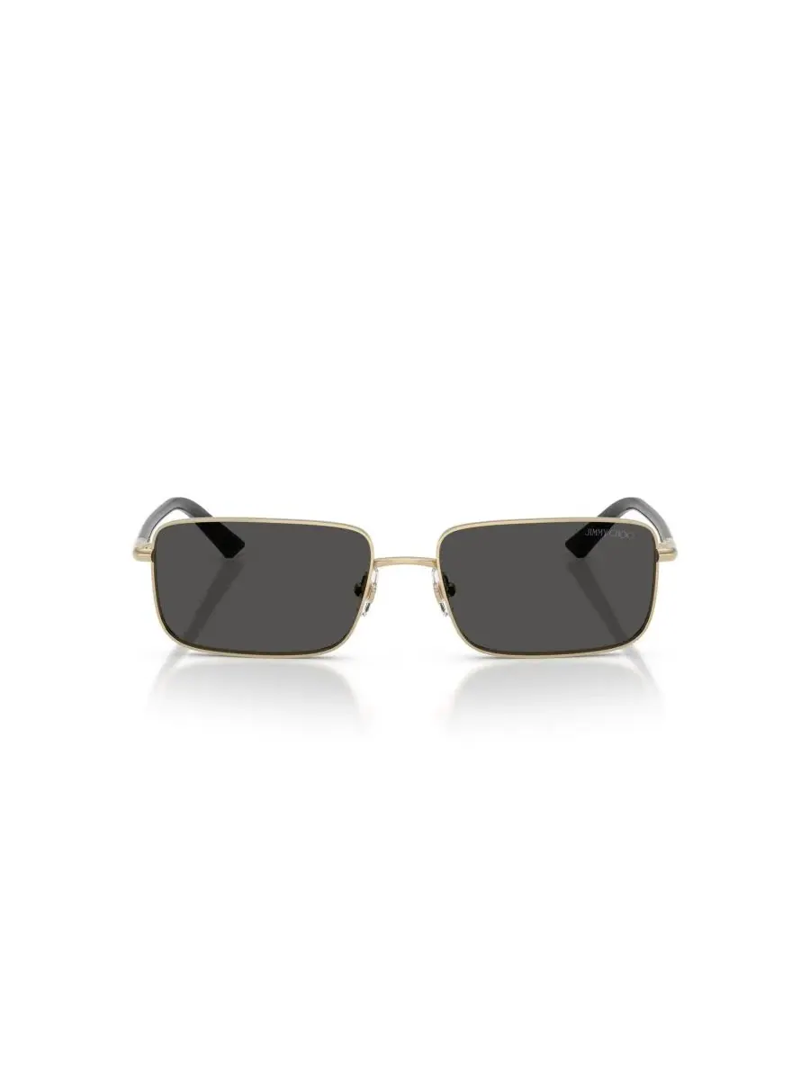 Женские прямоугольные солнцезащитные очки, JC4027 Jimmy Choo — изображение 2 из 6, бледный золотистый