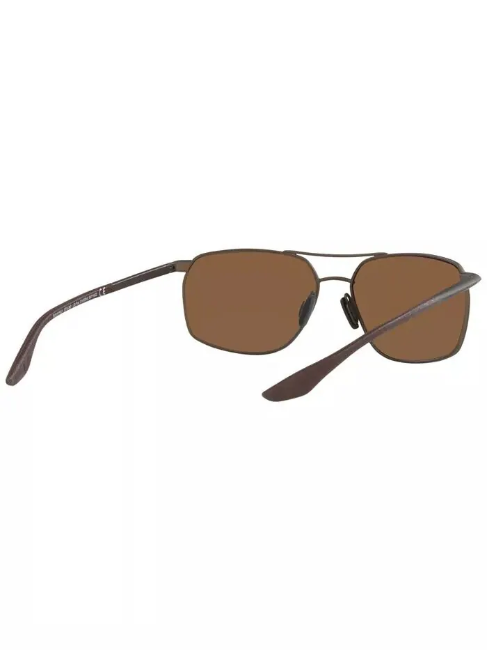 Мужские поляризованные солнцезащитные очки Maui Jim — изображение 7 из 9, коричневый