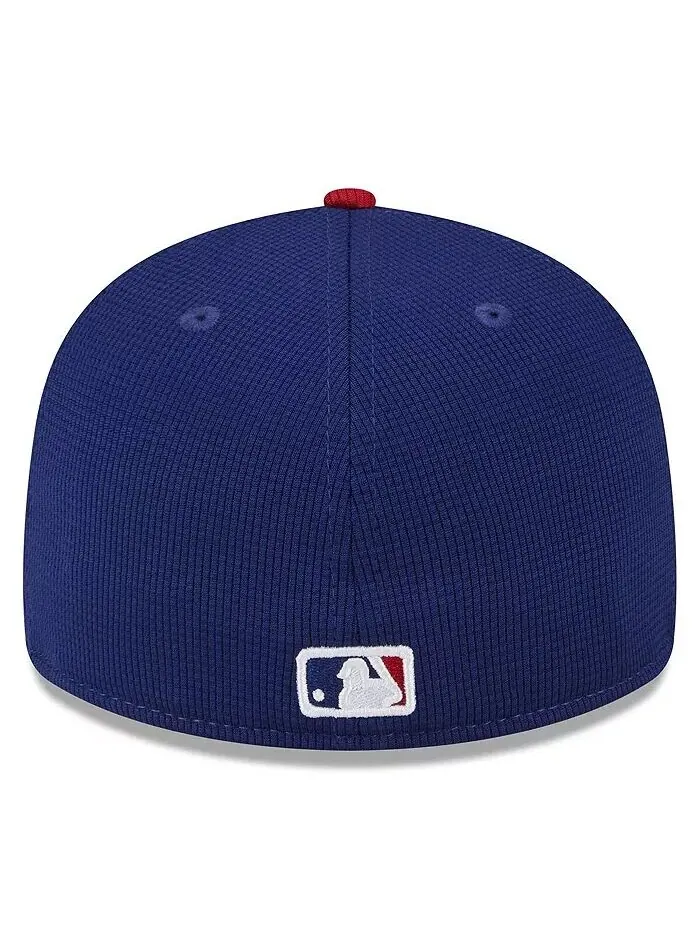 Мужская темно-синяя бейсболка Philadelphia Phillies 2024 Batting Practice Low Profile 59FIFTY — изображение 3 из 4