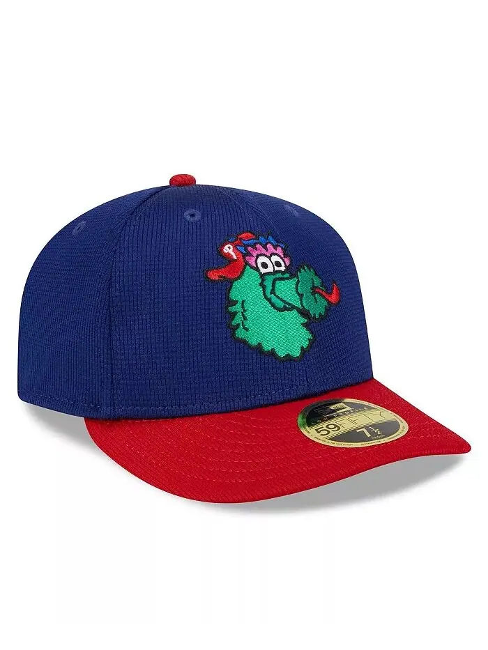 Мужская темно-синяя бейсболка Philadelphia Phillies 2024 Batting Practice Low Profile 59FIFTY — изображение 4 из 4