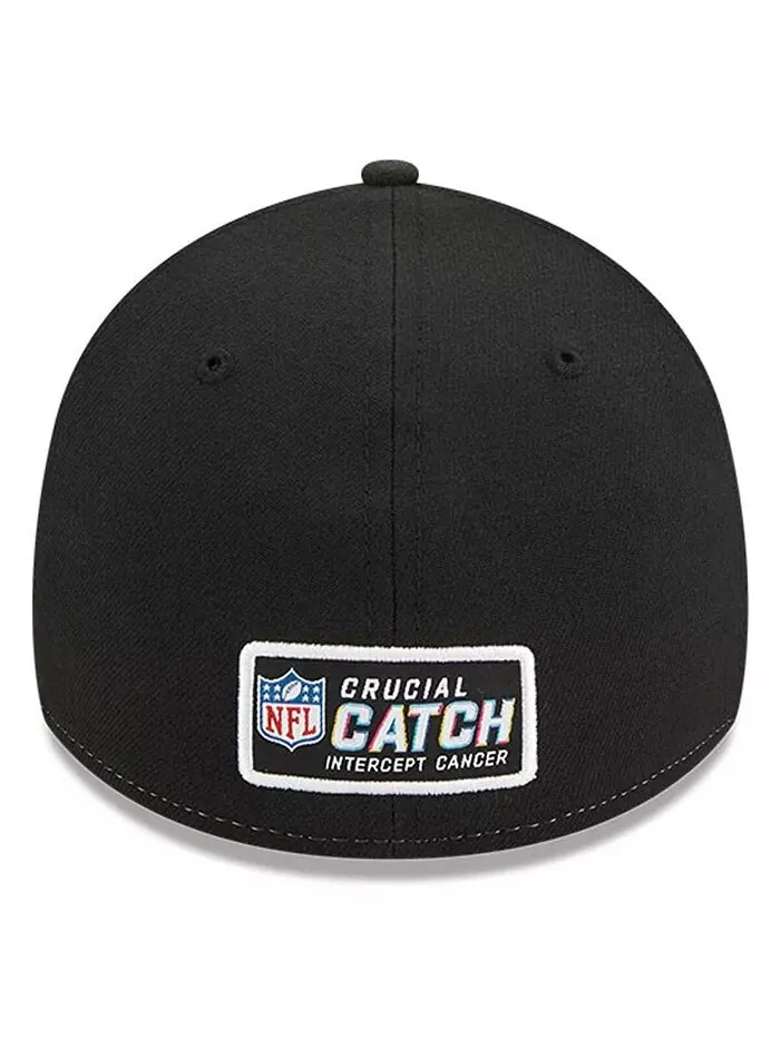 Мужская розовая бейсболка New Orleans Saints 2023 NFL Crucial Catch 39THIRTY Flex New Era — изображение 3 из 4