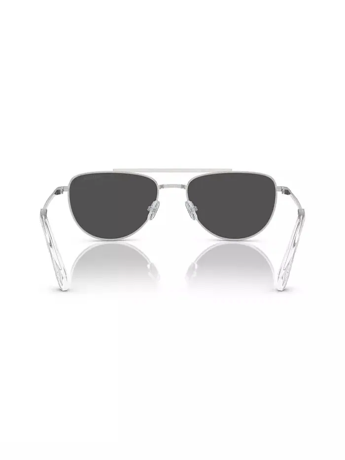 Женские солнцезащитные очки Swarovski — изображение 4 из 5, серебряный