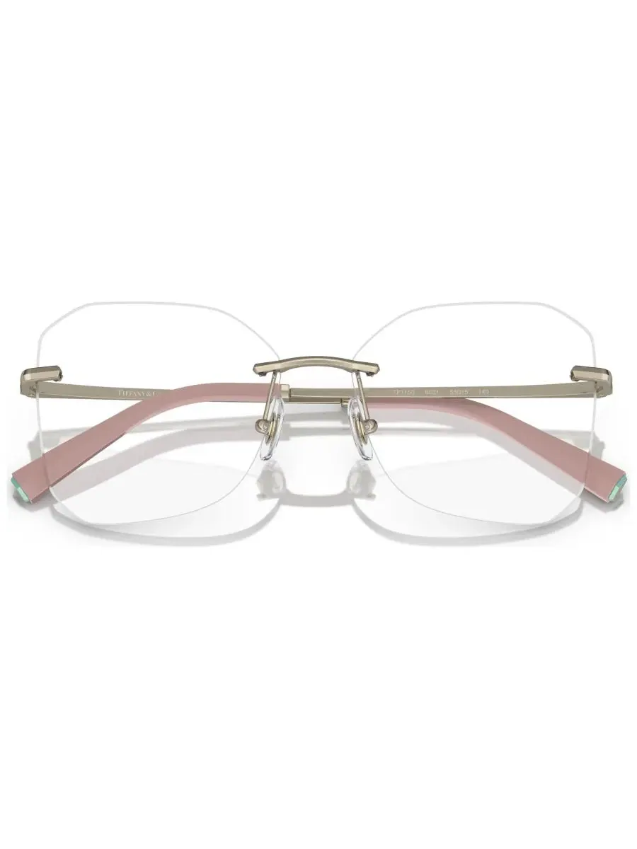 Очки из металла Irregular TF1150 Tiffany & Co. — изображение 5 из 6, бледный золотистый