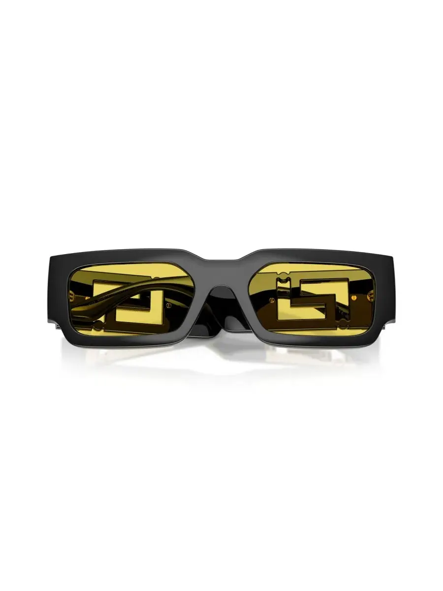 Мужские прямоугольные солнцезащитные очки, VE4506U Versace — изображение 5 из 6, черный