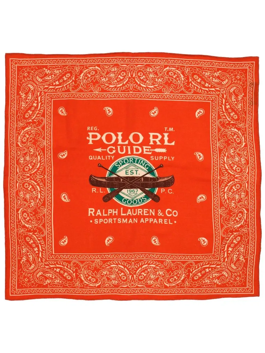 Шарф квадратный из шерсти Sportsman Bandana Polo Ralph Lauren