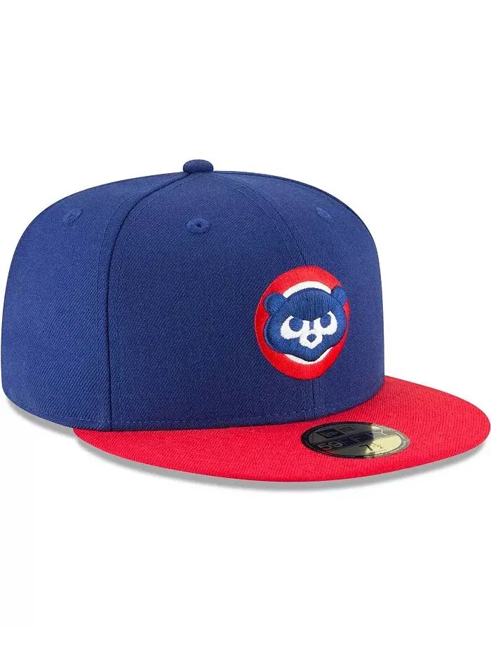 Мужская шерстяная шапка Royal Chicago Cubs Cooperstown Collection 59FIFTY Fitted New Era — изображение 3 из 4