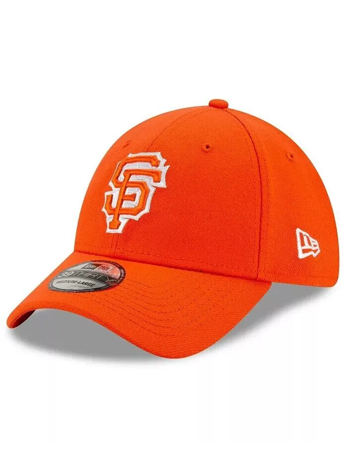 Мужская оранжевая бейсболка San Francisco Giants 2021 City Connect 39THIRTY Flex New Era