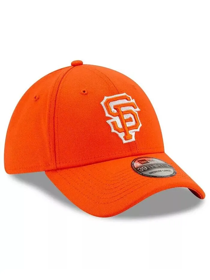 Мужская оранжевая кепка San Francisco Giants 2021 City Connect 39THIRTY Flex Hat New Era — изображение 3 из 4, оранжевый