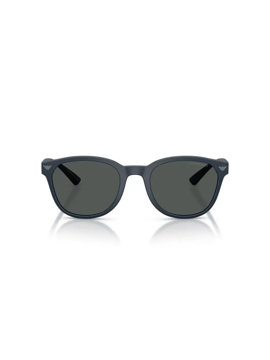 Мужские круглые солнцезащитные очки, EA4225U Emporio Armani — изображение 2 из 6, темно-синий синий