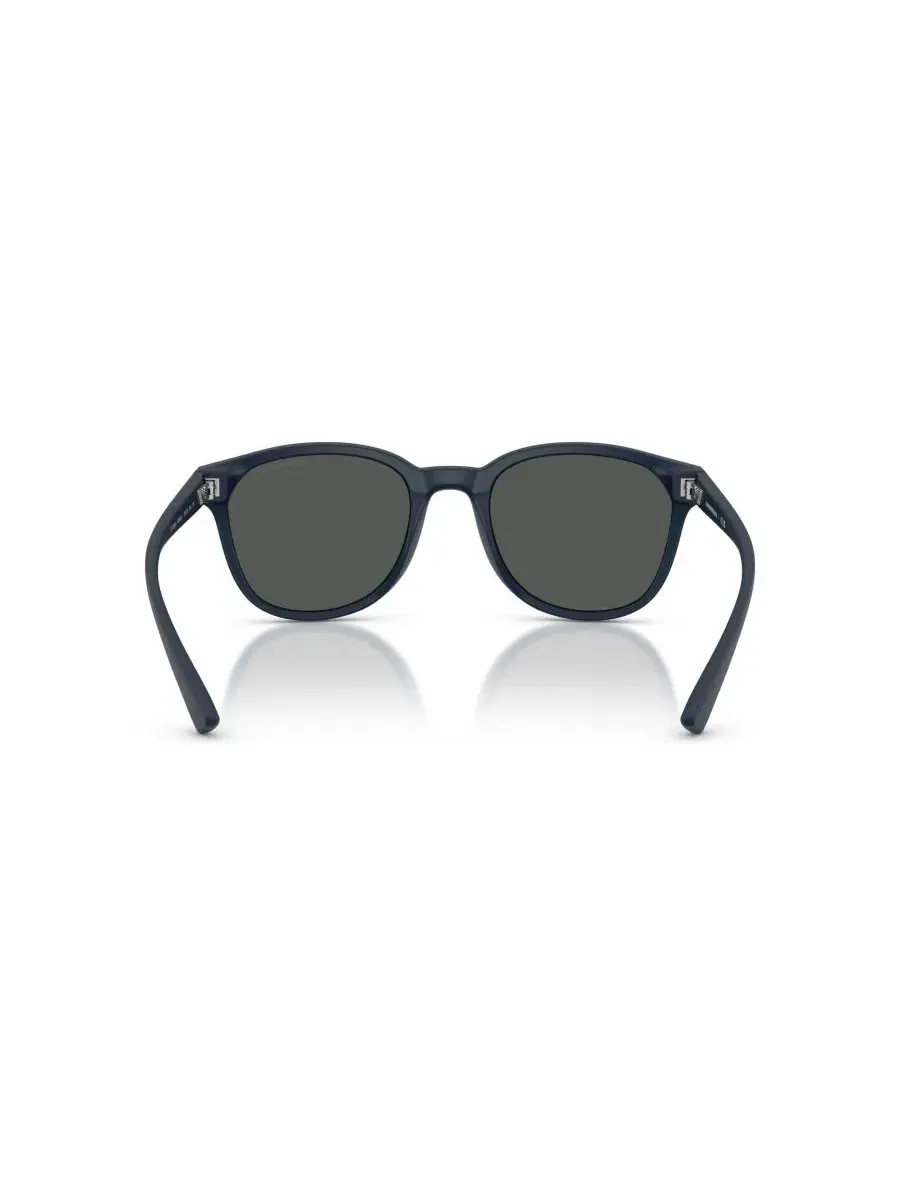 Мужские круглые солнцезащитные очки, EA4225U Emporio Armani — изображение 4 из 6, темно-синий синий
