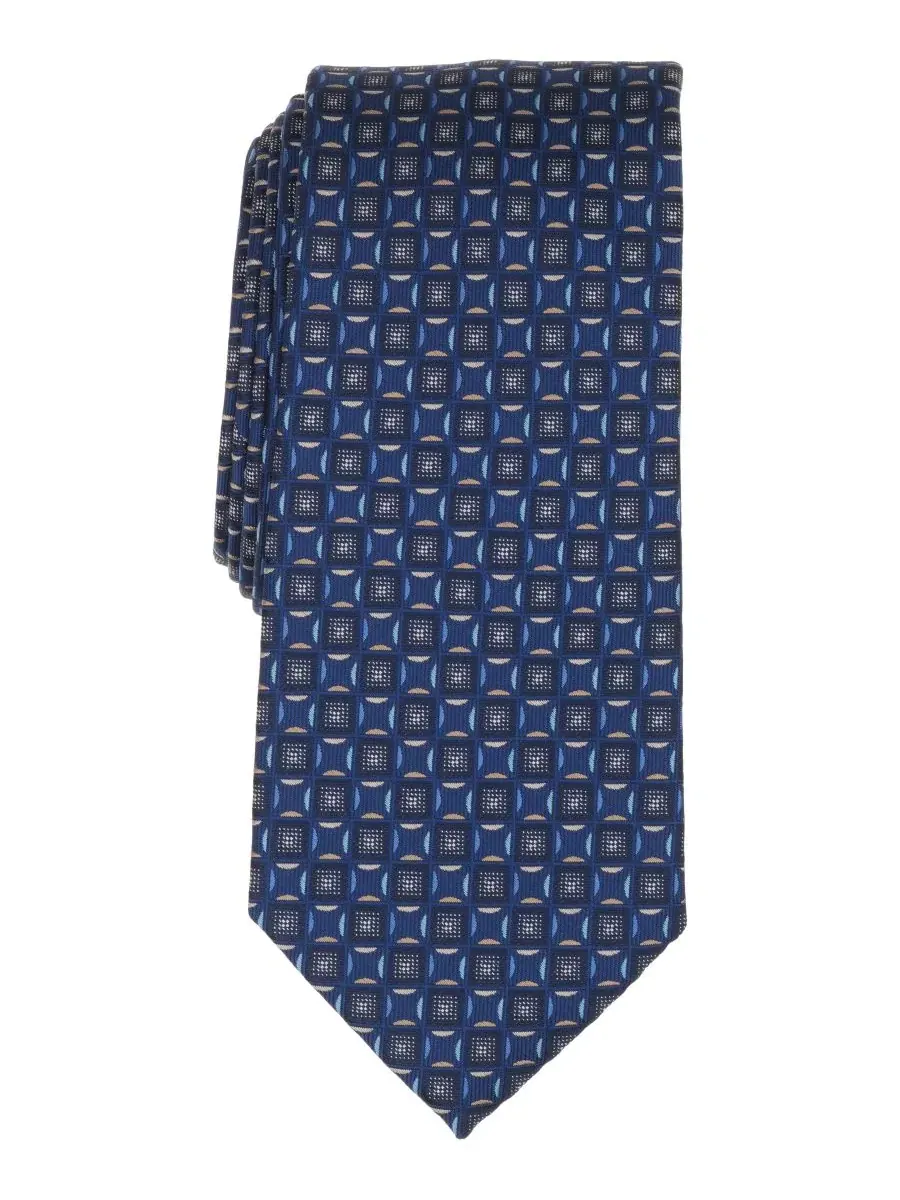 Галстук с геометрическим принтом Perry Ellis