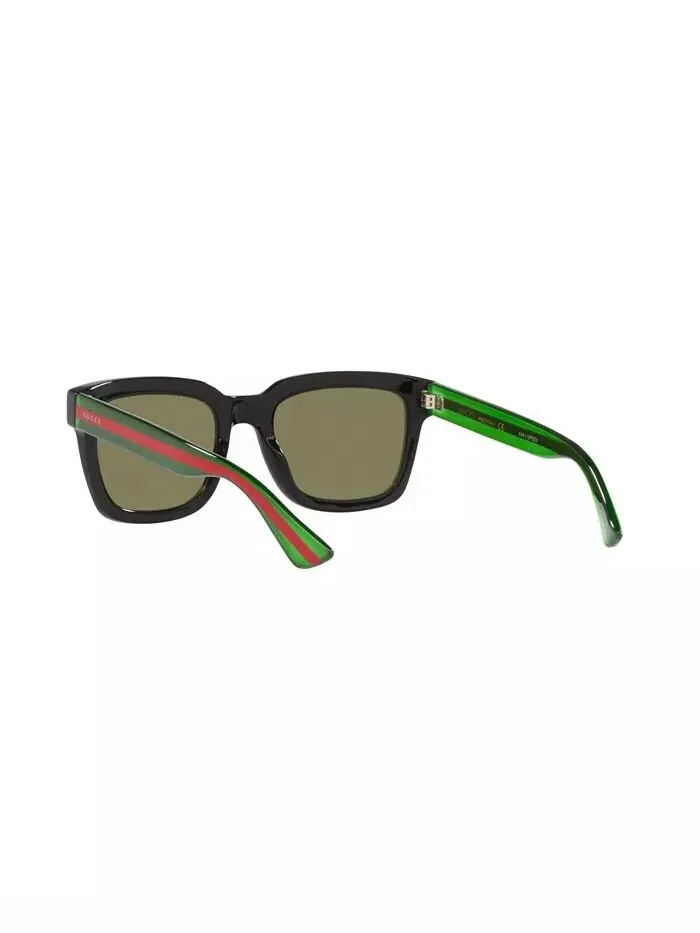 Мужские солнцезащитные очки, GG0001SN Gucci — изображение 3 из 10, золотистый коричневый