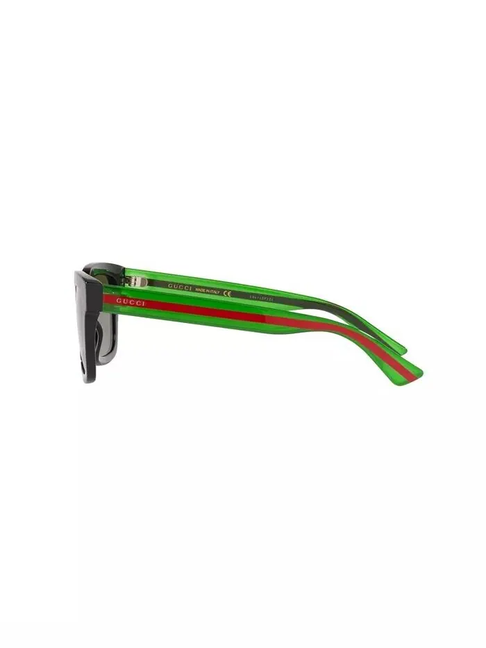 Мужские солнцезащитные очки, GG0001SN Gucci — изображение 9 из 10, золотистый коричневый