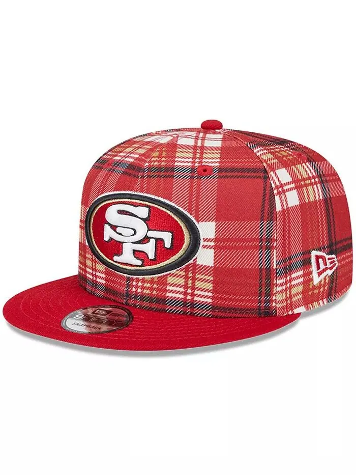 Мужская бейсболка Snapback Scarlet San Francisco 49ers 2024 Sideline Statement 9FIFTY New Era