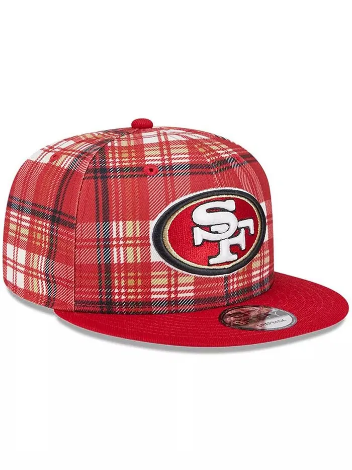 Мужская бейсболка Snapback Scarlet San Francisco 49ers 2024 Sideline Statement 9FIFTY New Era — изображение 2 из 4