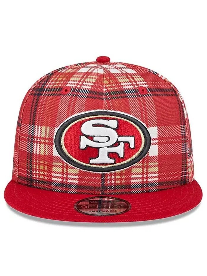 Мужская бейсболка Snapback Scarlet San Francisco 49ers 2024 Sideline Statement 9FIFTY New Era — изображение 3 из 4