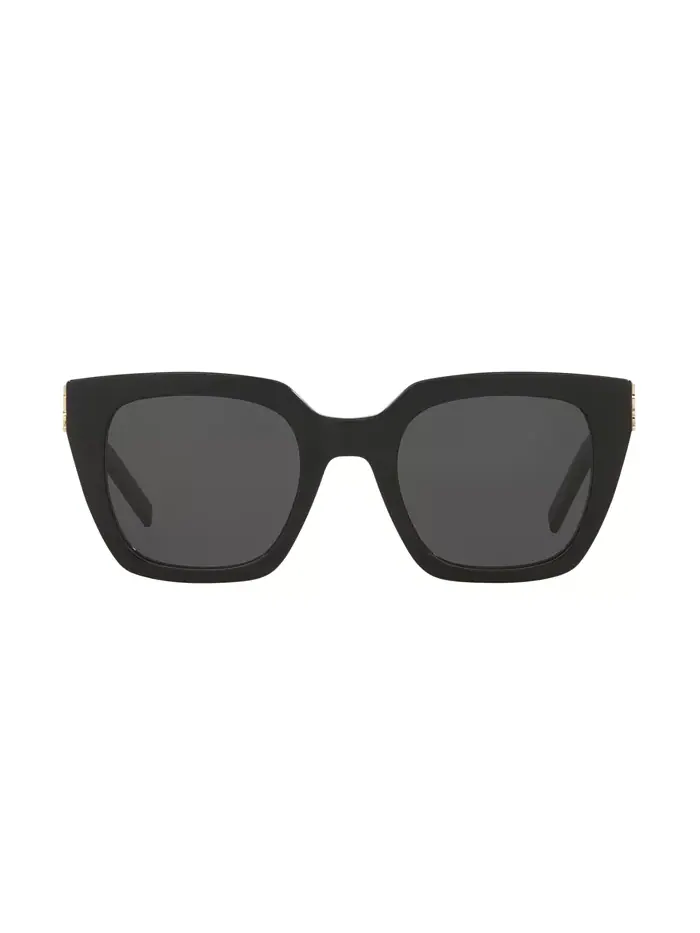 Женские солнцезащитные очки большого размера, SL M143 YS000644 Saint Laurent — изображение 2 из 5, черный