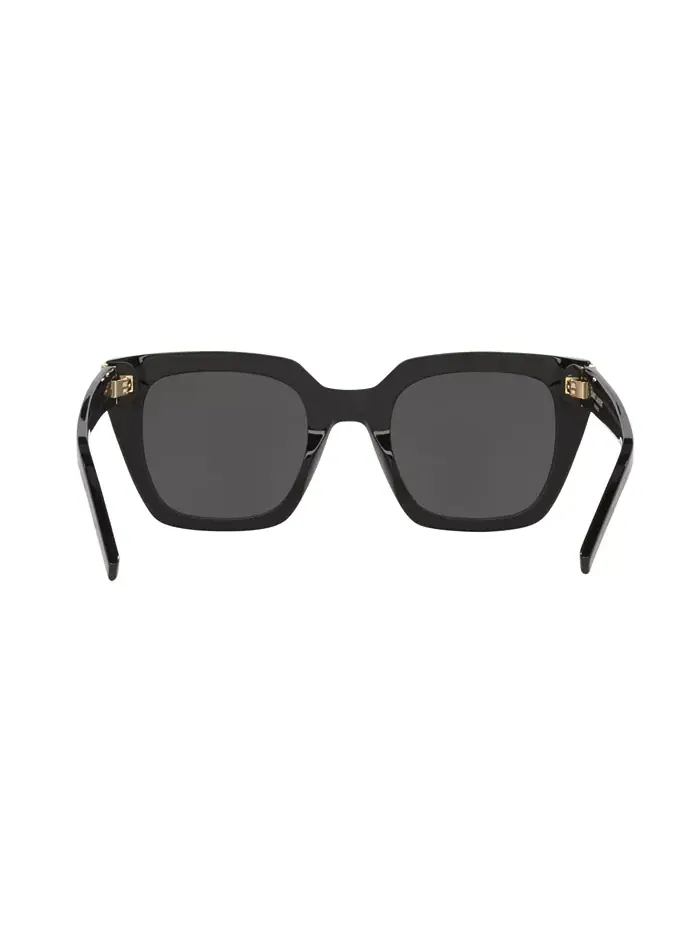 Женские солнцезащитные очки большого размера, SL M143 YS000644 Saint Laurent — изображение 4 из 5, черный