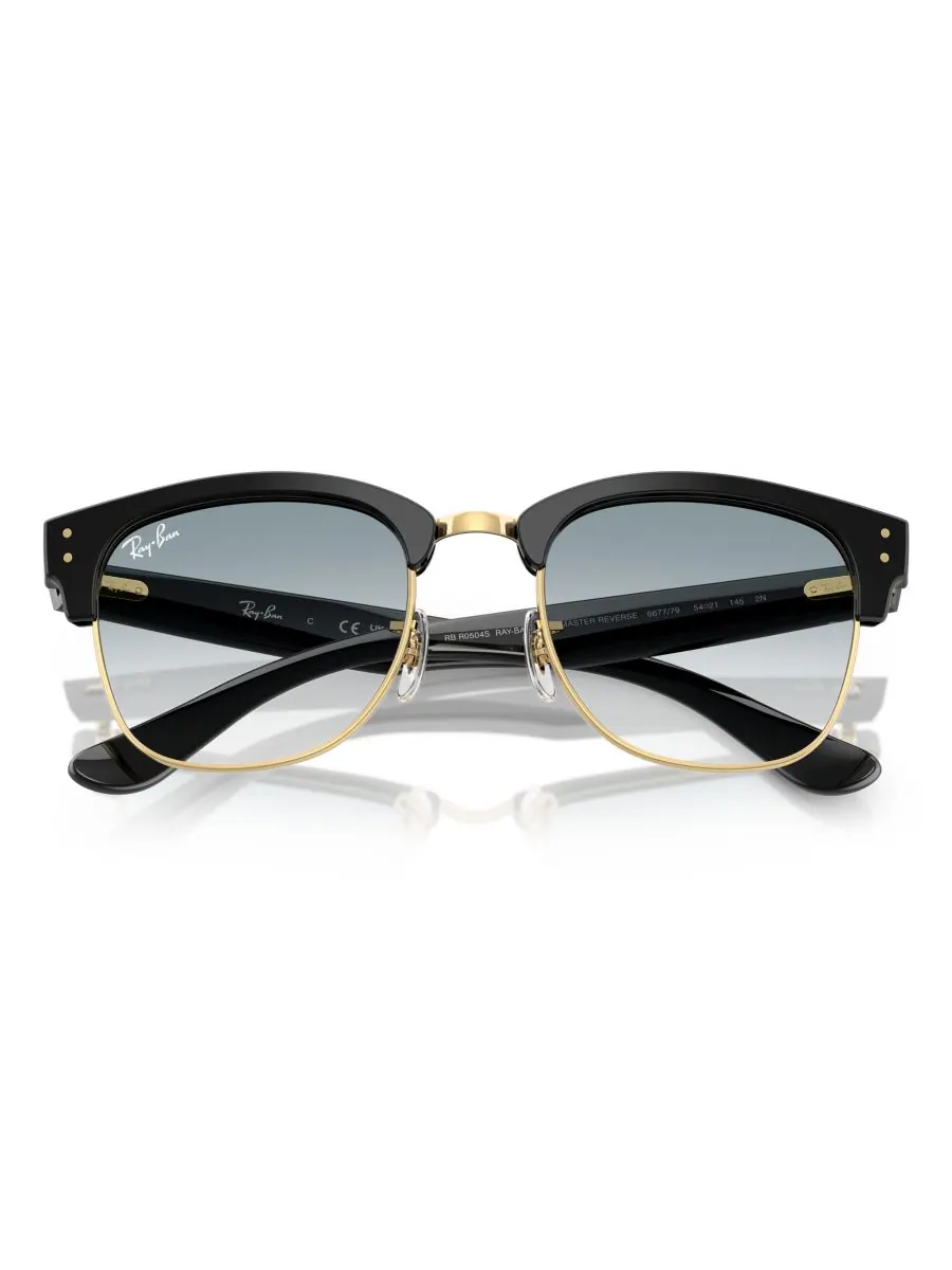 Квадратные солнцезащитные очки унисекс, Clubmaster Reverse RBR0504S Ray-Ban — изображение 5 из 5, черный золотистый