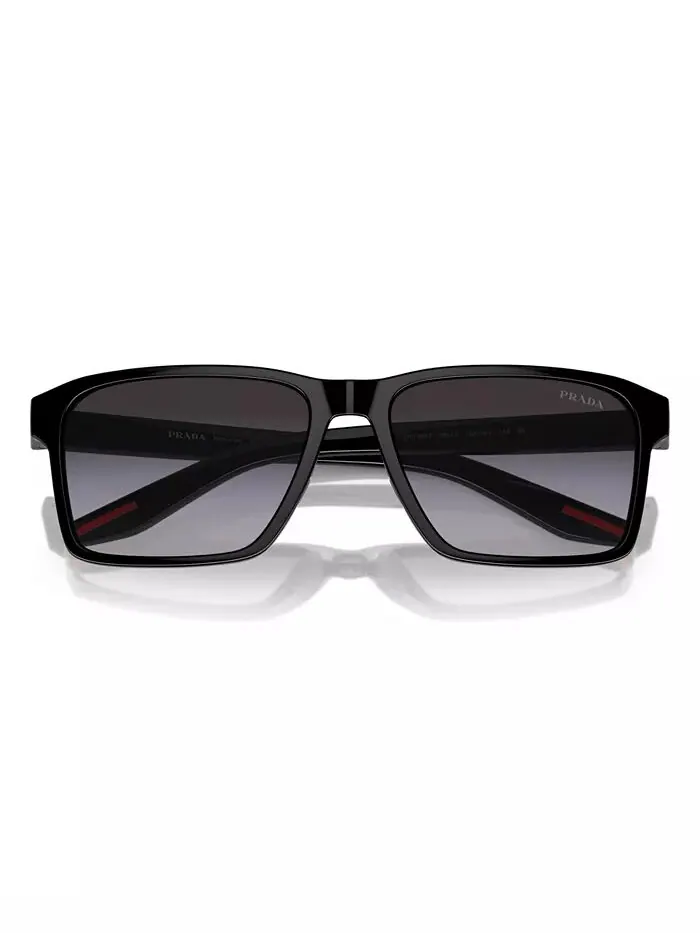 Мужские солнцезащитные очки PRADA LINEA ROSSA — изображение 5 из 6, черный