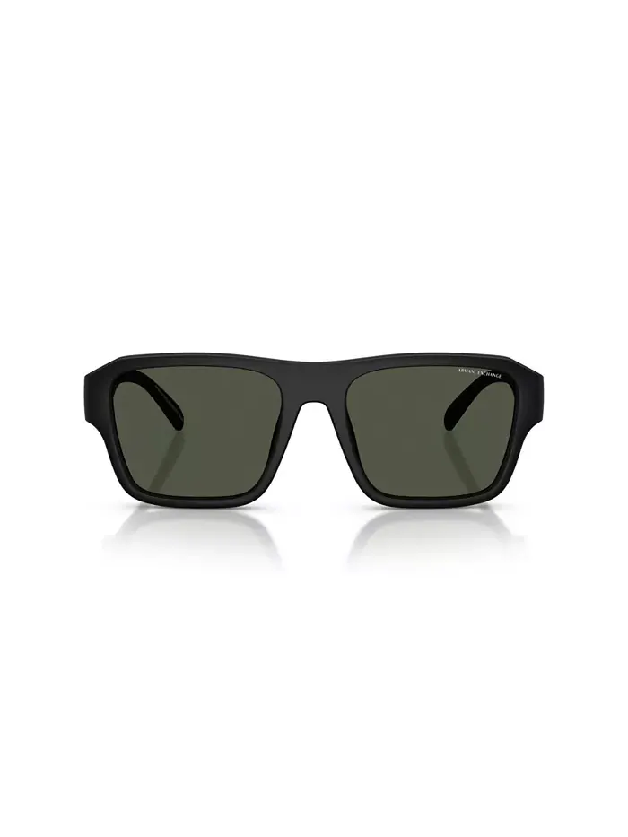 Мужские поляризационные солнцезащитные очки AX4154SU A|X Armani Exchange — изображение 2 из 6, черный
