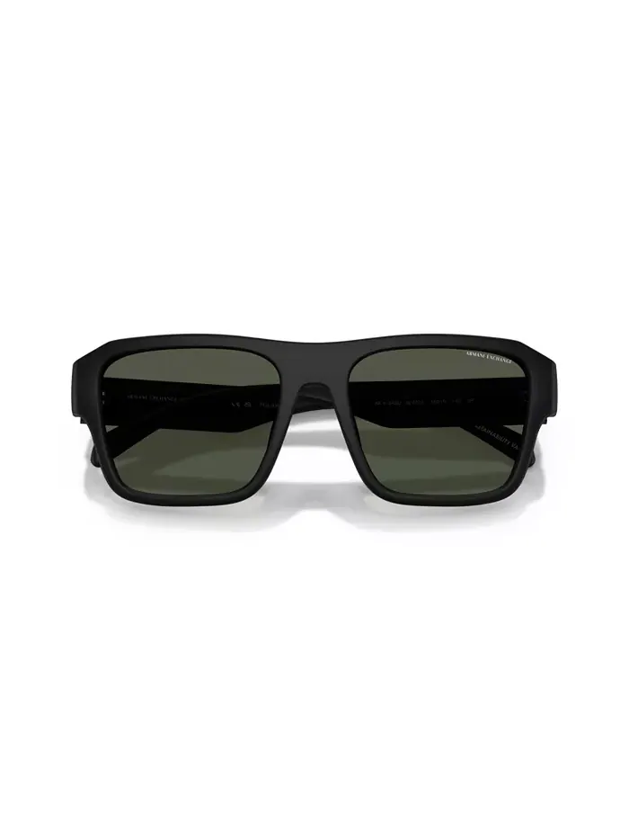 Мужские поляризационные солнцезащитные очки AX4154SU A|X Armani Exchange — изображение 5 из 6, черный